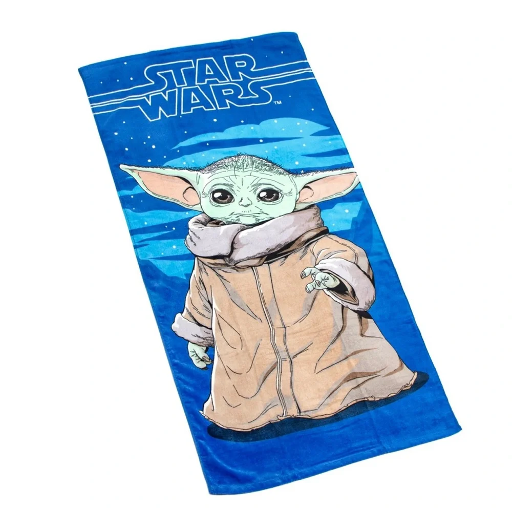 Star Wars Beach Towel Grogu Disney The Mandelorian NWT